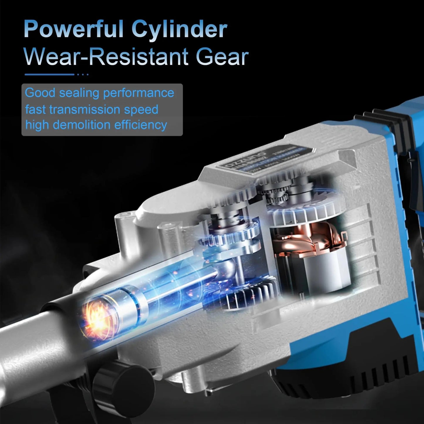 3600W Demolition Jack Hammer Electric Concrete Breaker Heavy Duty 2100 BPM Corded Power Rotary Hammer Drill with 2pcs Chisel Bit    Home Decor Supply | Online Retail | ShoreShopper.com