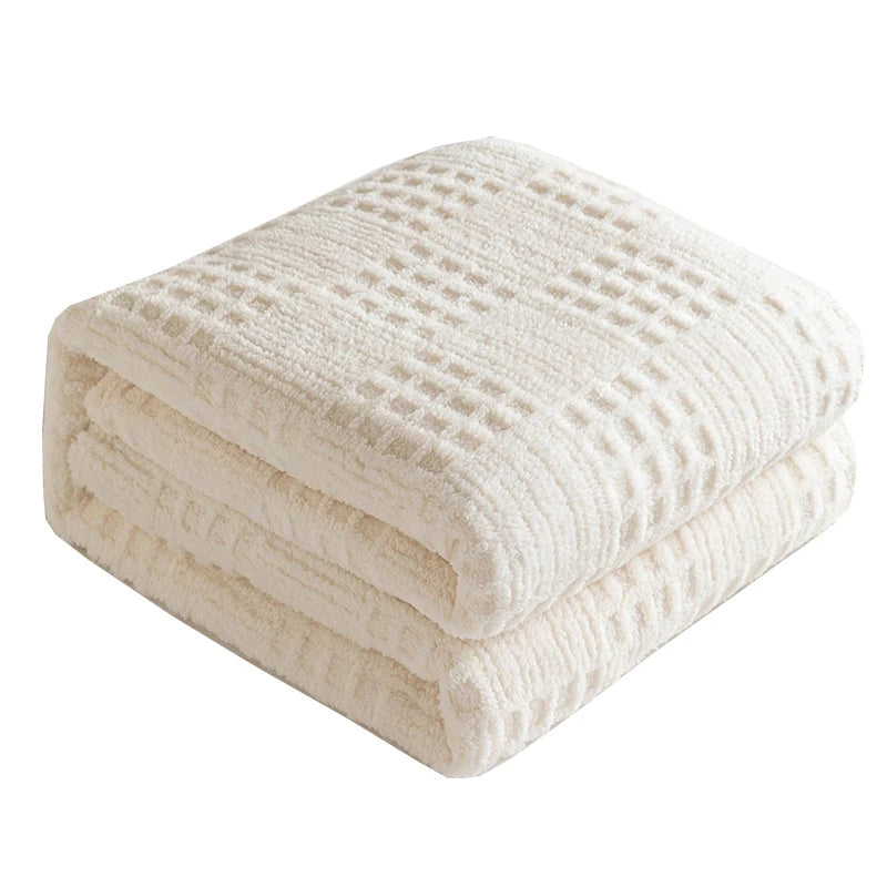 Soft Plush Blanket Warn Bed Cover Office Napping Blanket Thick Ball Wool Casual Air Conditioning Blanket    Your Coastal Marketplace | Shoreshopper.com
