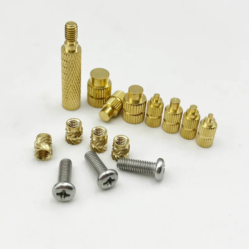 420/500Pcs Stainless Steel Heat Insert Nut TS100 Brass Hot Melt Insert Nuts for Welding Internal Thread Head Bolt Insert    Home Decor Supply | Online Retail | ShoreShopper.com