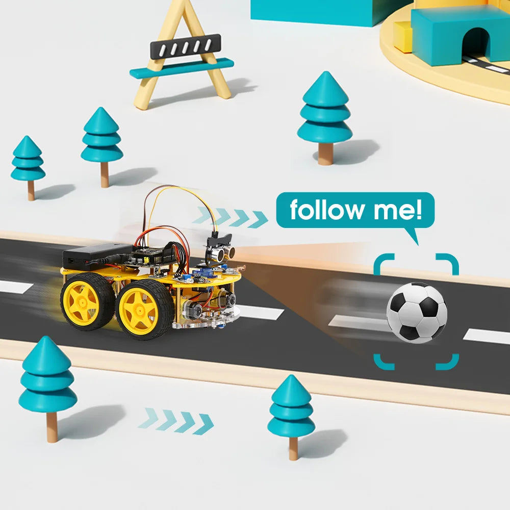 ESP32 Smart Robot Car Kit  Remote Control Car for Arduino Programming Project STEM Education Science Coding Kit - ShoreCo.Shop