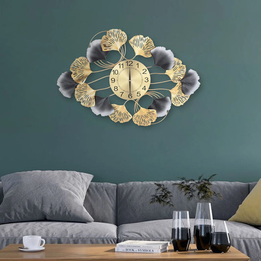 Background Art Display Design Round Gold Clock 8"    Home Decor Supply | Online Retail | ShoreShopper.com