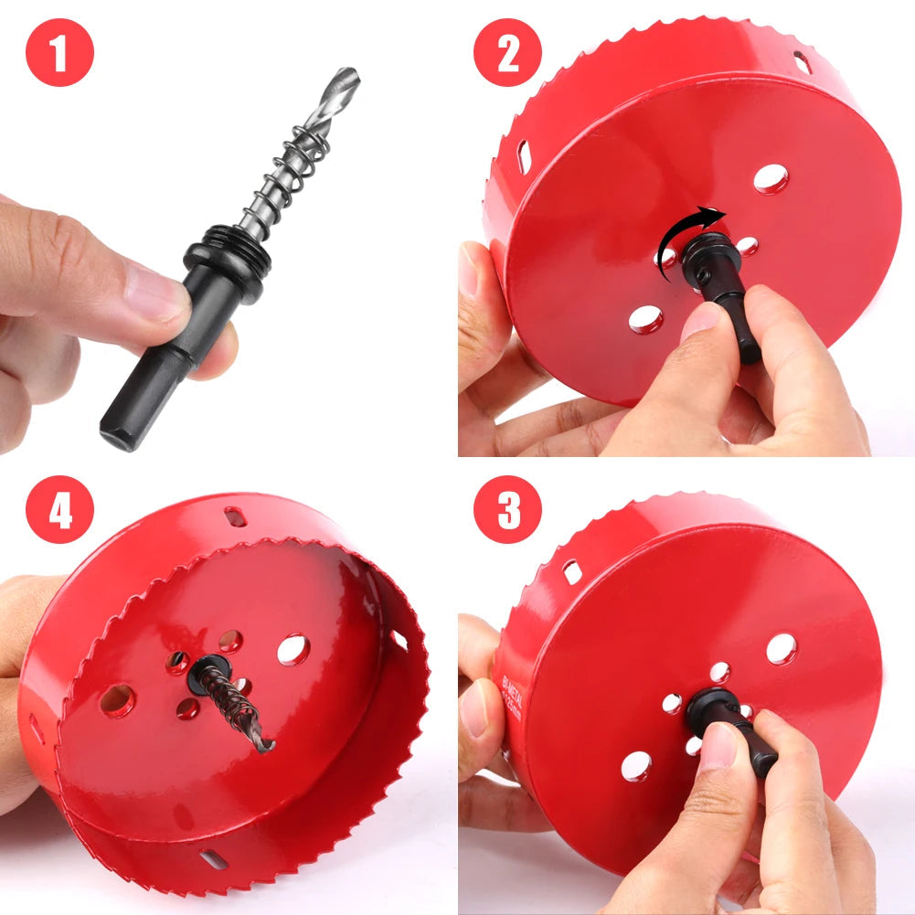 1pc 15-200mm M42 Bi-Metal Hole Saw HSS Drill Bit for Metal Iron Aluminum Stainless Plastic DIY Wood Cutter Tools    Home Decor Supply | Online Retail | ShoreShopper.com