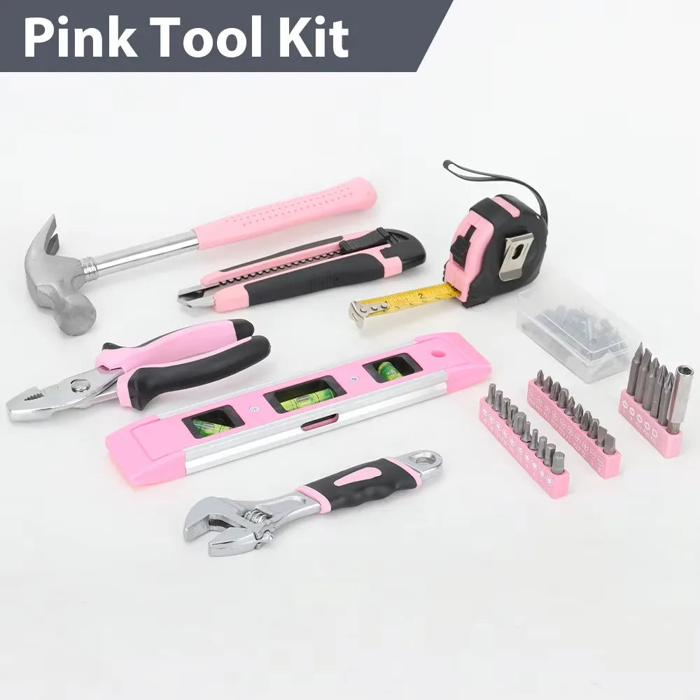 HILDA 21V Pink Drill Electric Drill Electric Screwdriver  Cordless Drill Mini Wireless Power Tools Lithium-Ion Battery - ShoreCo.Shop