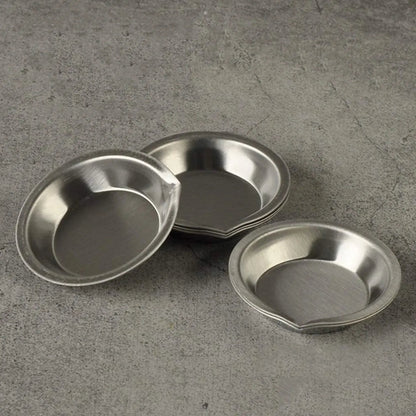 5/10/20pcs Durable Stainless Steel Paint Palette Set,Round Mixing Trays for Artists - Metal Art Supplies for Home and School Use    Home Decor Supply | Online Retail | ShoreShopper.com