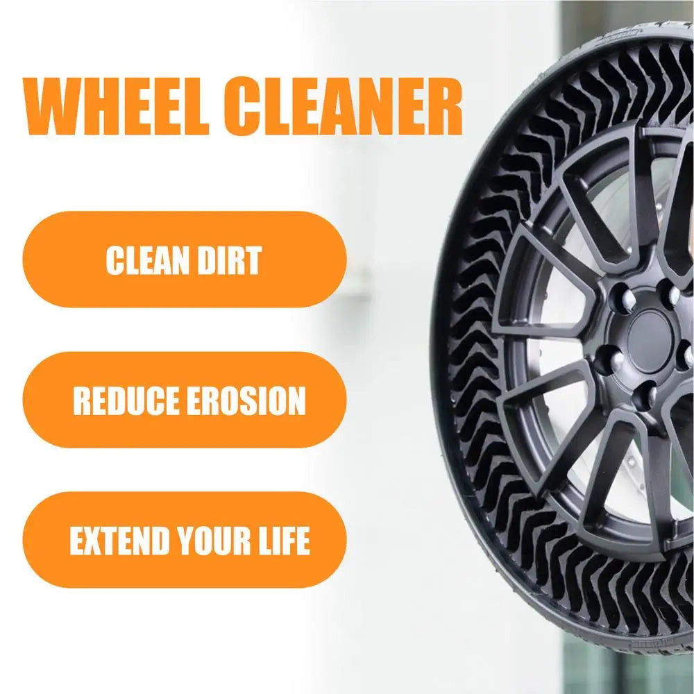 Tire Cleaner and Shine 120ml Mild Tire Protectant for Car Long-Lasting Tire Maintenance Supplies with Cloth for Car Vehicle - ShoreCo.Shop