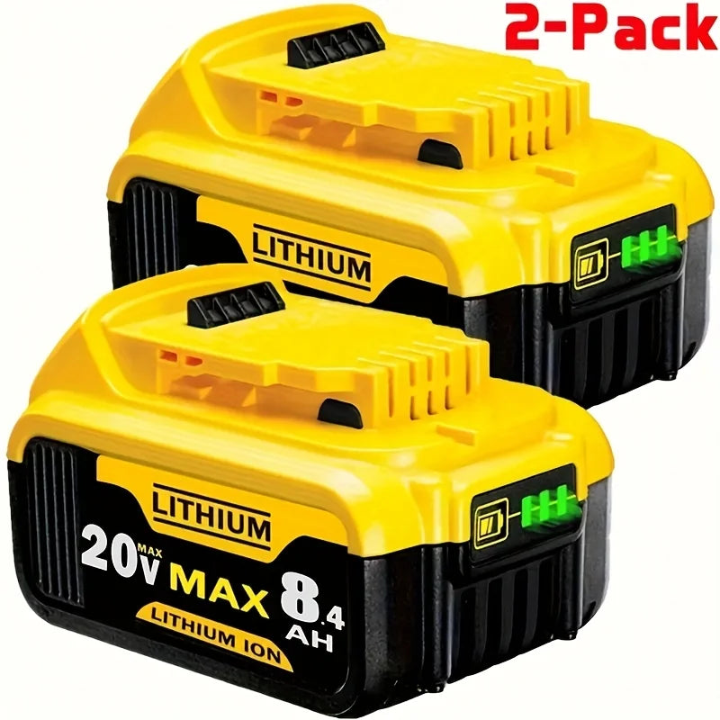 For Dewalt 20V 8.4Ah Battery Pin DCB205 Hand Drill Electric Tool 18650 Lithium Battery Power Battery DCB206-2 DCB205-2 DCB205    Home Decor Supply | Online Retail | ShoreShopper.com