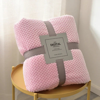 Fluffy Coral Velvet Blanket Flannel Plush Comfortable Thickened and Warm Soft Sofa Throw Blanket for Air-Conditioned Room Luxury    Your Coastal Marketplace | Shoreshopper.com