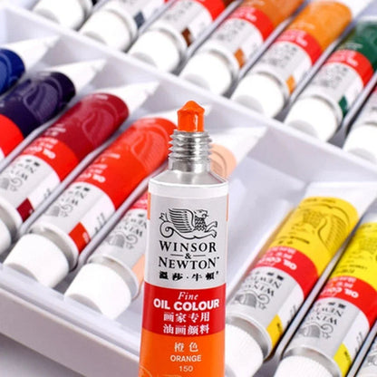 Winsor & Newton 12/18/24 Colors Professional Color Oil Paints 12ml Tube Painting Pigments With Brush And Palette Art Supplies    Home Decor Supply | Online Retail | ShoreShopper.com