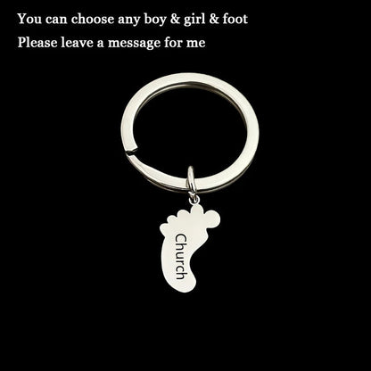 Father's Day Custom Photo Keychain Commemorative The Day You Became My Daddy Stainless Steel Keyring Personalized Gift For Daddy    Your Coastal Marketplace | Shoreshopper.com