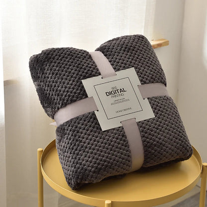 Fluffy Coral Velvet Blanket Flannel Plush Comfortable Thickened and Warm Soft Sofa Throw Blanket for Air-Conditioned Room Luxury    Your Coastal Marketplace | Shoreshopper.com