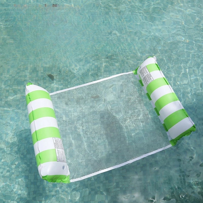 Swimming Pool Loungers, Inflatable Float Beds, Foldable Striped Swimming Floats, Pool Parties, Beach Accessories    Your Coastal Marketplace | Shoreshopper.com
