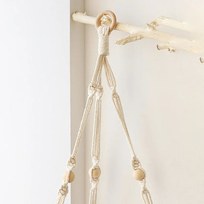 Corner Shelf Macrame Wall Hanging Wood Floating Shelves Rustic Boho Wall Shelf Decor Storage Rack for Plants Pots Photo Frames    Home Decor Supply | Online Retail | ShoreShopper.com