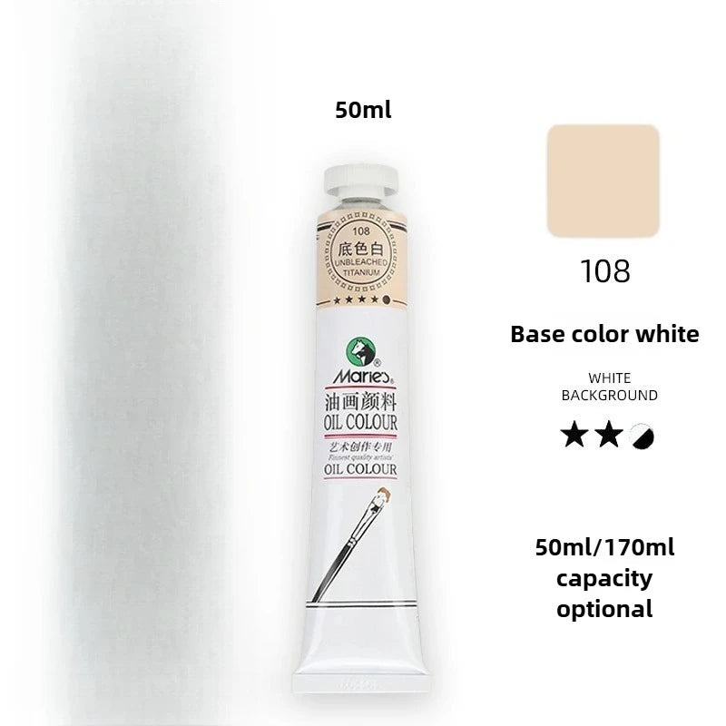 Maries Oil Paint 50ML Oil Painting Art Creation Pigment Large Oil Paint Paint Single Commonly Used 24 Colors    Home Decor Supply | Online Retail | ShoreShopper.com