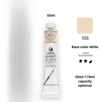 Maries Oil Paint 50ML Oil Painting Art Creation Pigment Large Oil Paint Paint Single Commonly Used 24 Colors    Home Decor Supply | Online Retail | ShoreShopper.com