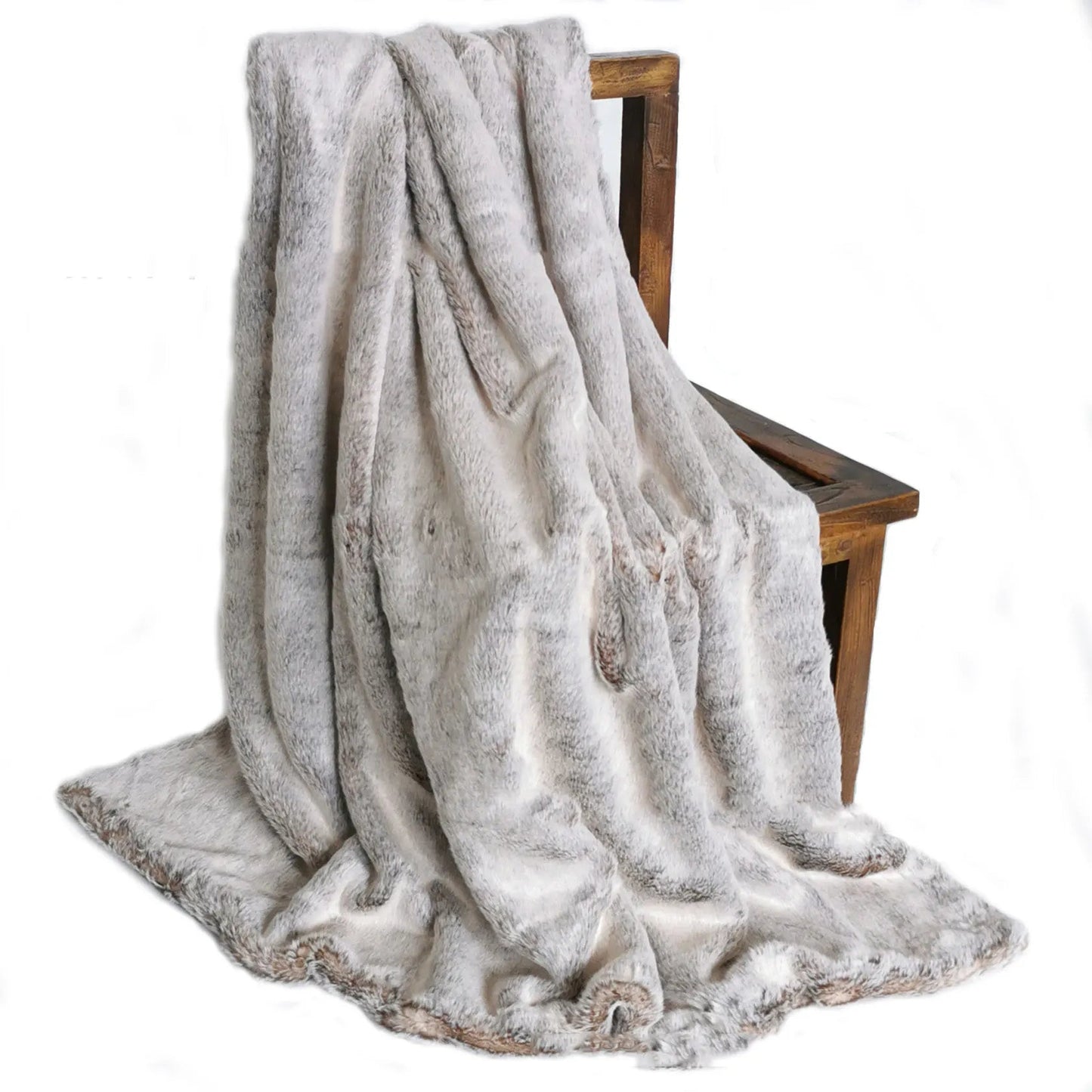 Faux wool blanket thickened double layer faux fur long hair warm lining plush PV fleece blanket    Your Coastal Marketplace | Shoreshopper.com