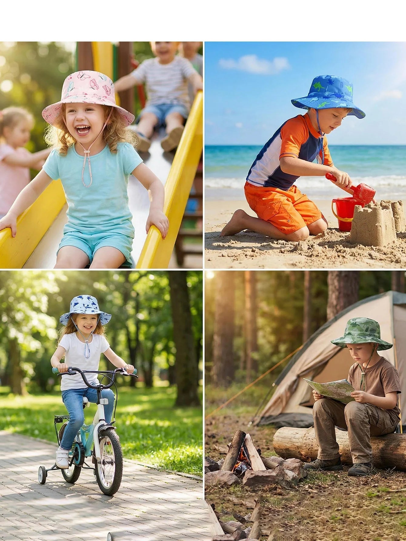Baby beach hat - quick-drying, adjustable, wide brim, fisherman hat, sun hat, breathable and quick-drying    Your Coastal Marketplace | Shoreshopper.com