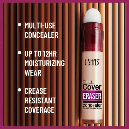 New Sponge Head Concealer for Dark Circles Freckles Acne Pigmentation and Blemishes Long Lasting Moisturizing Liquid Foundation - ShoreCo.Shop