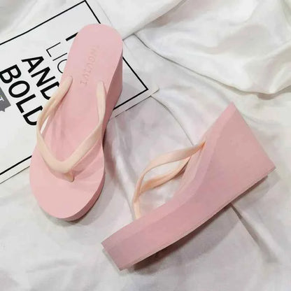 Womens Shoes Comfort Summer Women Wedge Platform Slippers Outdoor Sports Beach Flip Flops Opened Toe Casual Shoes 2023
