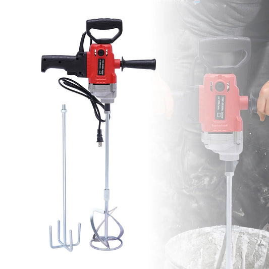 Drill Mixer Set with Spade Handle Electric Corded Mixing Drill Machine 2.4KW Concrete Mud Mixer    Home Decor Supply | Online Retail | ShoreShopper.com