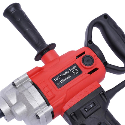 Drill Mixer Set with Spade Handle Electric Corded Mixing Drill Machine 2400W Motor Concrete Mud Mixer    Home Decor Supply | Online Retail | ShoreShopper.com