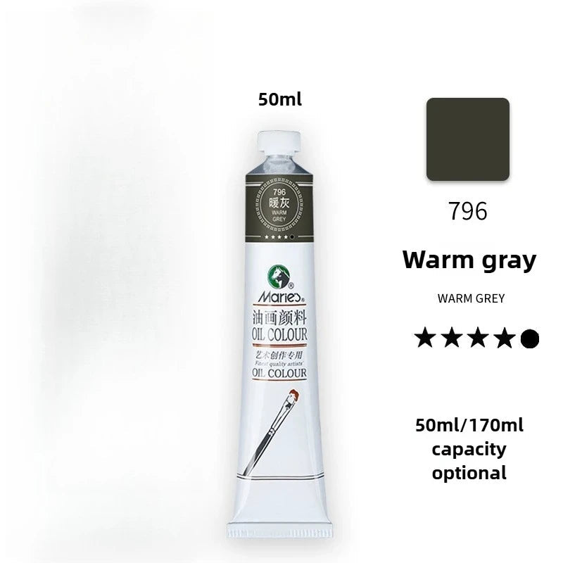 Maries Oil Paint 50ML Oil Painting Art Creation Pigment Large Oil Paint Paint Single Commonly Used 24 Colors    Home Decor Supply | Online Retail | ShoreShopper.com