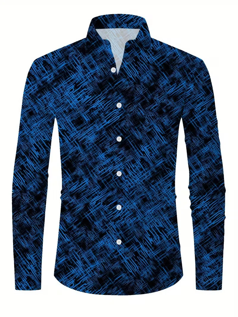 Luxury Floral Leopard Print Button-Down Shirt - Long Sleeve Paisley Business Casual Top    Home Decor Supply | Online Retail | ShoreShopper.com