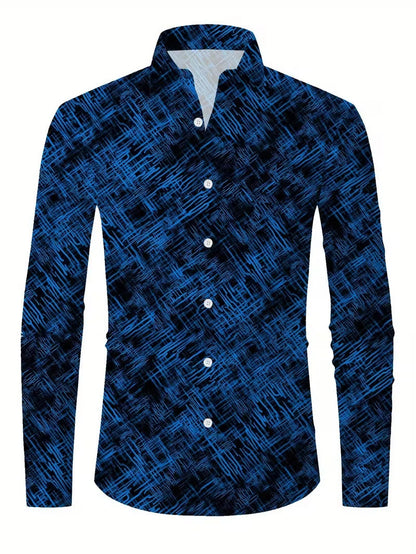 Luxury Floral Leopard Print Button-Down Shirt - Long Sleeve Paisley Business Casual Top    Home Decor Supply | Online Retail | ShoreShopper.com
