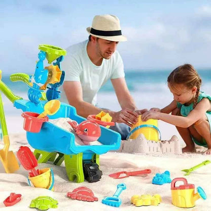 New beach water play cart, bulldozer, children's outdoor toys, beach water play outdoor beach toys
