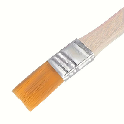 50pcs Nylon Paint Brushes with Wooden Handles, 5-Inch, Yellow Bristles, Ideal for Wall, Door, Cabinet, Furniture, Fence Painting    Home Decor Supply | Online Retail | ShoreShopper.com