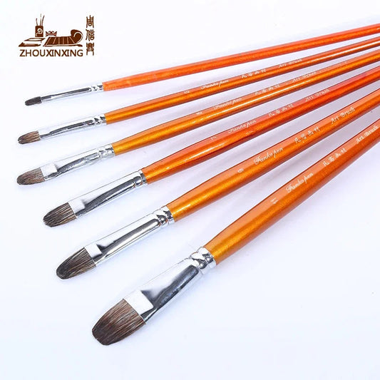 Art supplies stone irrigation hair gouache 6 pcs Artist oil painting brush sets of brush sets watercolor art supplies    Home Decor Supply | Online Retail | ShoreShopper.com