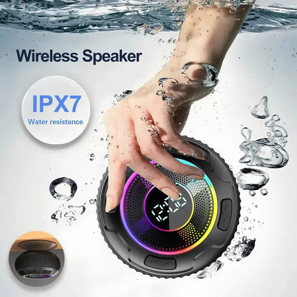 2026 Wireless Speaker S5 IPX7 Waterproof ENC Speakers IPX7 Waterproof Built-in Mic 10 hours Bluetooth Shower Speakers subwoofer    Home Decor Supply | Online Retail | ShoreShopper.com