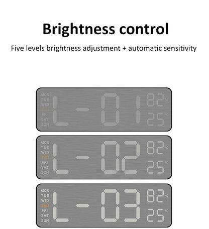 Mirror Brushed Finish Wall Clock Premium Modern Home Wall Clock    Home Decor Supply | Online Retail | ShoreShopper.com