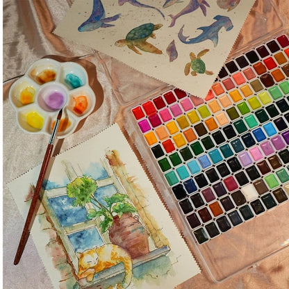 artist watercolor paint 24/36/48/60/98/130colors art set professional drawing pigment art supplies    Home Decor Supply | Online Retail | ShoreShopper.com