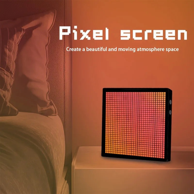 LED Pixel Display 32x32 Programmable Pixel Art Display With APP Control Creative Animation Interesting Text And Digital Clock    Home Decor Supply | Online Retail | ShoreShopper.com
