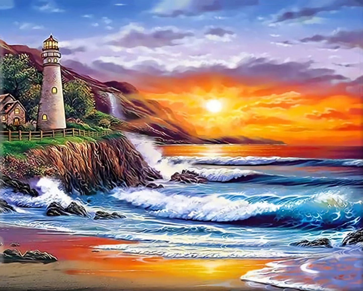 Paint by Numbers Kit for Adults，children，Beginner to Advanced NumberOil Paintin ，Home Decor ，DIY Art Scenery Oil Paintin 40X50C    Home Decor Supply | Online Retail | ShoreShopper.com