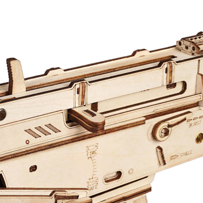 Robotime Rokr Automatic Rifle AK47 3D Wooden Gun Funny DIY Building Block Toys for Kids Adults Justice Guard Wooden PuzzleLQ901    Home Decor Supply | Online Retail | ShoreShopper.com