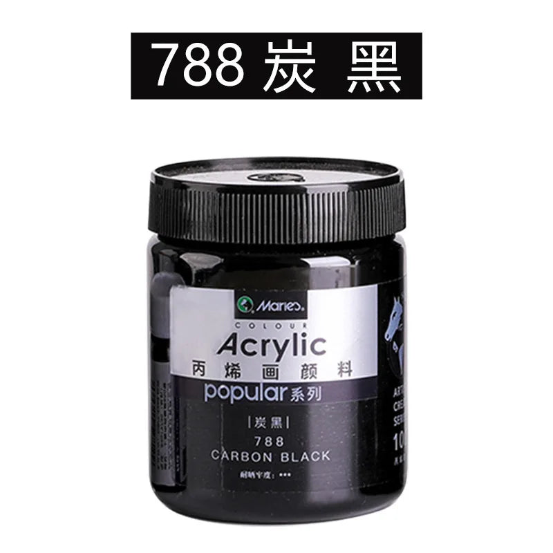 300ml White Acrylic Paints In Large Jars for Wall Painting Without Losing Color Waterproof and Sun Protection Art Supplies    Home Decor Supply | Online Retail | ShoreShopper.com