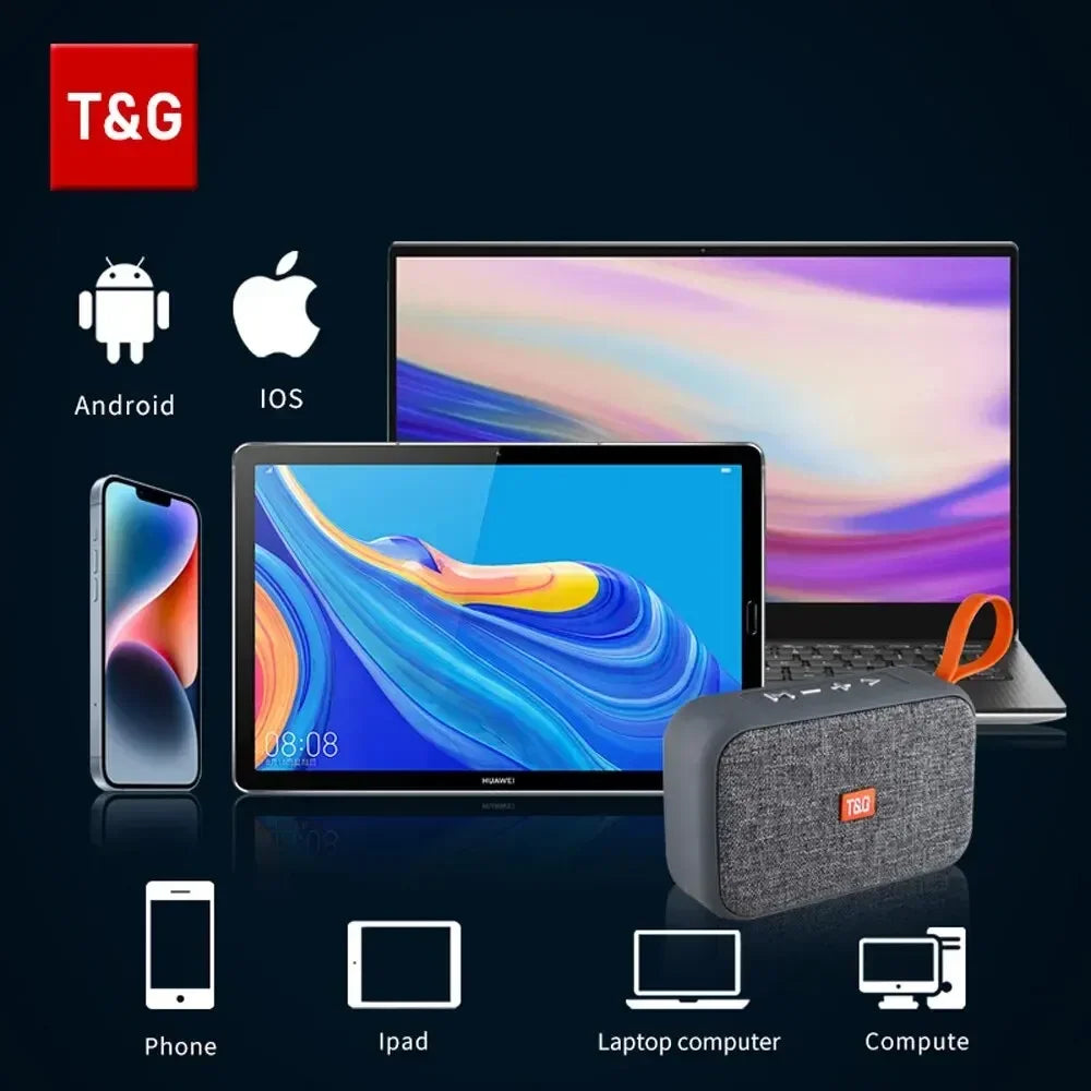 Speaker TG506 Portable Mini Wireless Soundbar Bluetooth 5.0 Outdoor Indoor HIFI Loudspeaker Support TF Card FM Radio Waterproof    Home Decor Supply | Online Retail | ShoreShopper.com