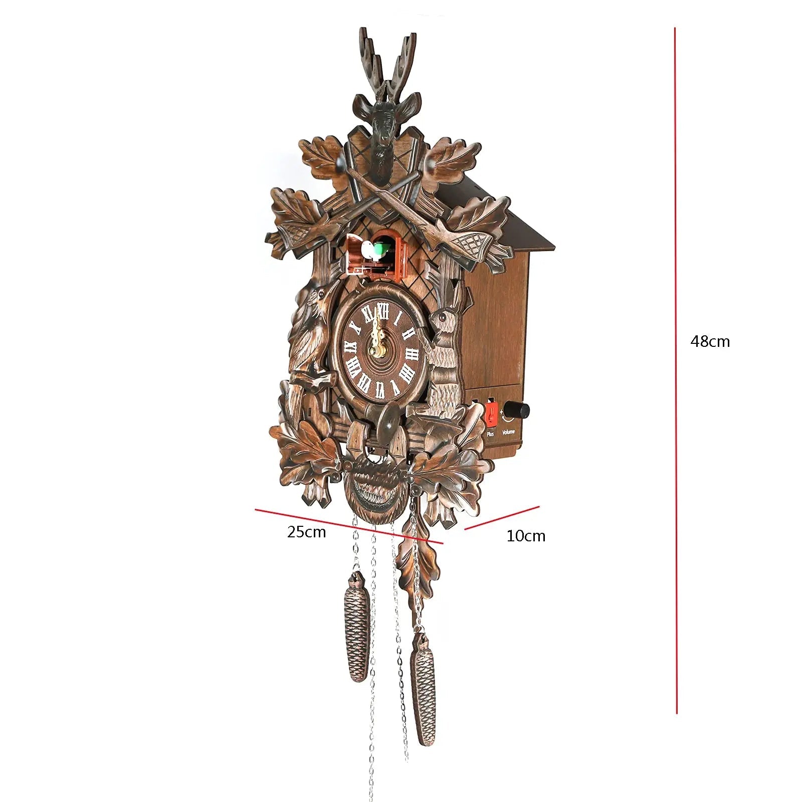 German Traditional Black Forest Wooden Style Cuckoo Clock Handmade    Home Decor Supply | Online Retail | ShoreShopper.com