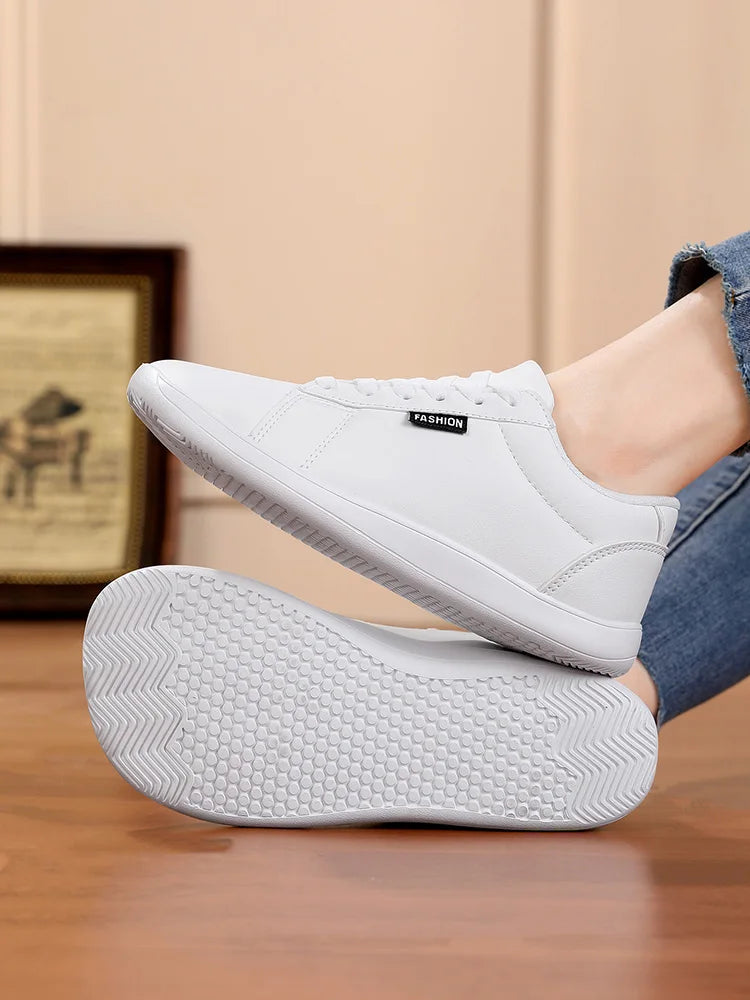 Women Shoes Wide Barefoot Shoes for Women Minimalist Artificial Leather Casual Comfortable Flats White Shoes Walking Sneakers    Your Coastal Marketplace | Shoreshopper.com