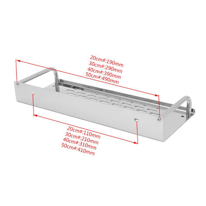 Stainless Steel Kitchen Bathroom Shelf Wall-mounted Storage Rack Single Layer    Home Decor Supply | Online Retail | ShoreShopper.com