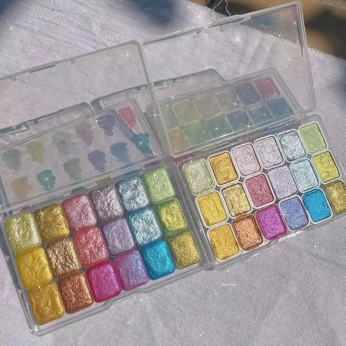 Master Grade 16 Colors Pearlescent Solid Watercolor Paint Mineral Nail Art Flower Painting Dyeing Tool Thangka ES    Home Decor Supply | Online Retail | ShoreShopper.com