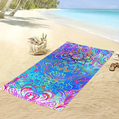 1pc Bohemian beach towel, ultra-fine fiber quick drying beach towel, multifunctional beach towel for beach swimming and vacation    Your Coastal Marketplace | Shoreshopper.com
