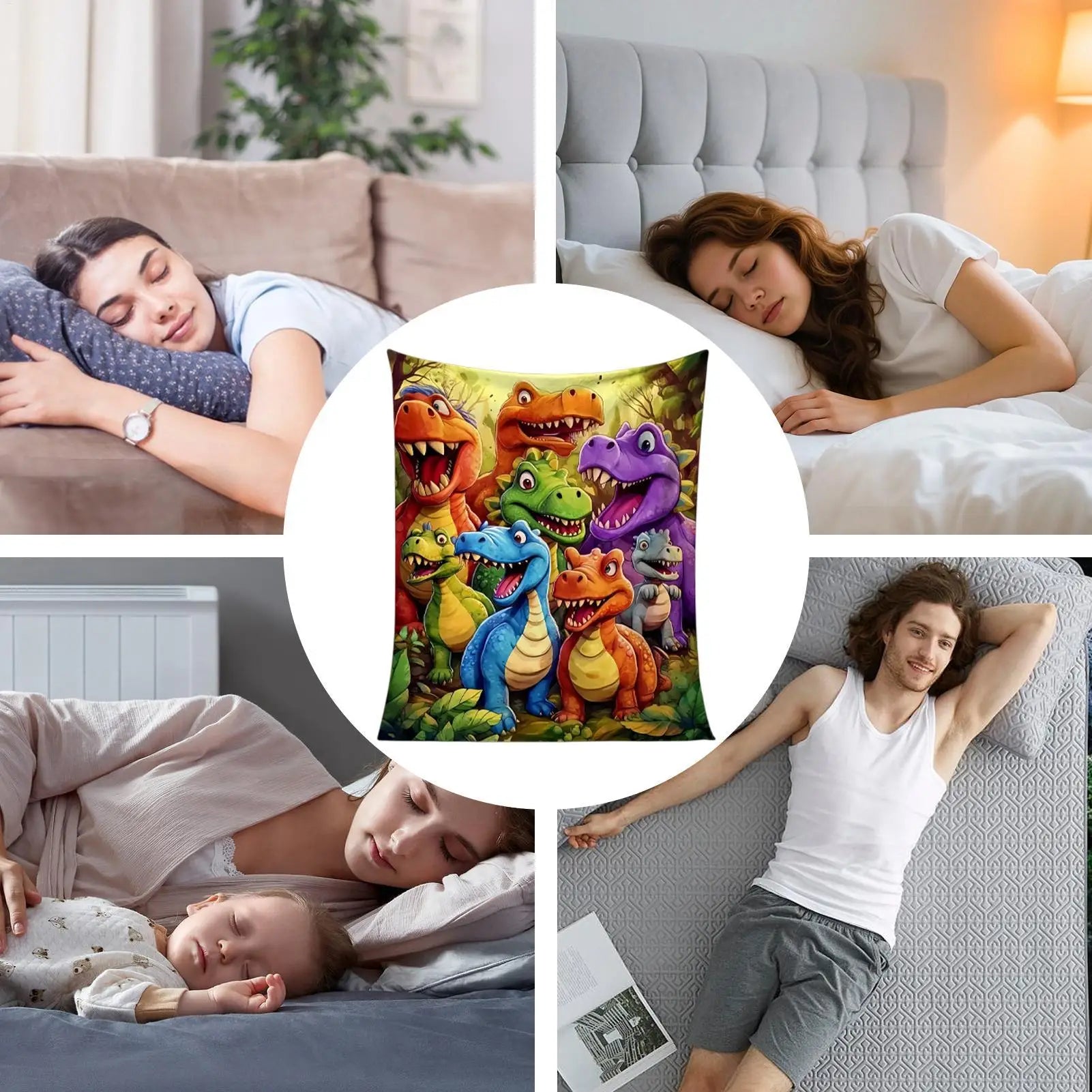 Dinosaur Throw Blanket 200x150cm Flannel Soft Warm Cozy Fuzzy Plush Blanket Couch Bed Decortion Kids Adults Christmas Gift    Your Coastal Marketplace | Shoreshopper.com