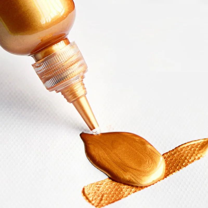 60ml Gold Paint Metallic acrylic paint waterproof not faded DIY painted Pigments    Home Decor Supply | Online Retail | ShoreShopper.com