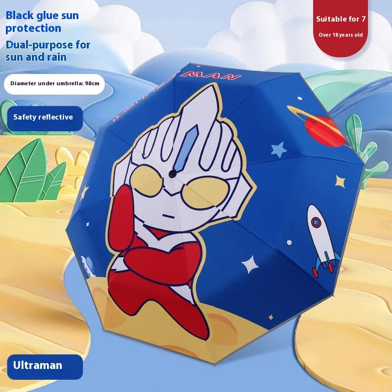 Umbrella for Both Sunny and Rainy Use UV Resistant Umbrella Windproof Strong Umbrellas Parasol Manual Kids Students    Your Coastal Marketplace | Shoreshopper.com