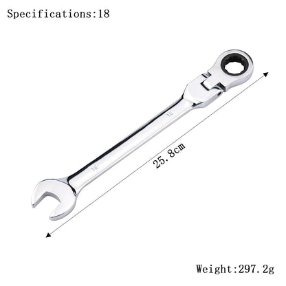 Ratchet Wrench of Keys Spanner Set Hand Tool 72-Tooth Ratcheting Flexible Head Mirror Finish 6mm-27mm Auto and Home Repair 1 pcs    Home Decor Supply | Online Retail | ShoreShopper.com