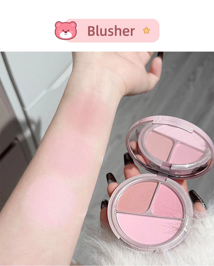 ART VALUE 7PC Makeup Sets Include 3 Colors Matte Lip Mud,1 Pressed Powder,1 Blush,1 Eyes Palette,1 Necklace Beauty Makeup Sets - ShoreCo.Shop