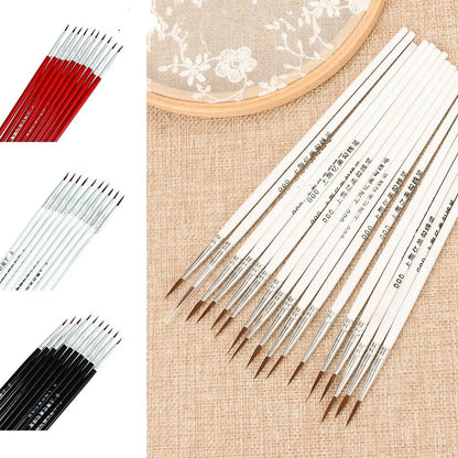 20pcs Thin Art Supplies Hand Painted Acrylic Hook Line Pen Paint Painting Brush Drawing    Home Decor Supply | Online Retail | ShoreShopper.com