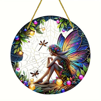 Enchanting Elf Fairy Acrylic Sun Catcher Window Door Display, Seasonal Summer Decor - for Home, Bar, for Daily Christmas Decor    Your Coastal Marketplace | Shoreshopper.com